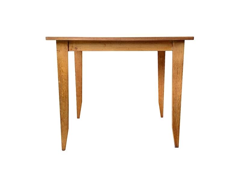 Console, vintage design side table from the 1980s in beech.