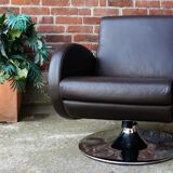Chocolate leather design chair