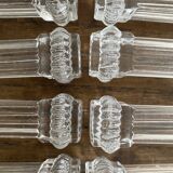 Antique glass knife holders