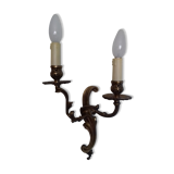 Louis XV style bronze wall light Petitot lighting fixtures