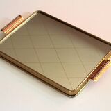 1950s Elegant mirror serving tray