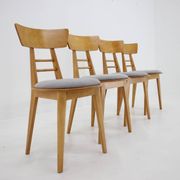 Four Dining Chairs by Ton, Czechoslovakia