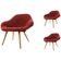 Set of three fiberglass armchairs by František Jirák, 1970s