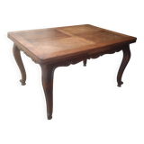 Louis XV style oak table with extension