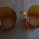 2 tasses Duralex ambrées vintage