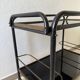 Desserte plexi noir années 70