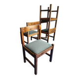 Set of 4 authentic Michelucci chairs