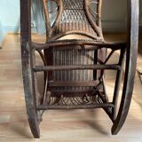Rocking-chair wicker