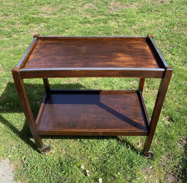 Desserte, table roulante, estampillée ElloRolls années 60/70
