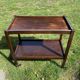 Serving trolley, rolling table, stamped ElloRolls from the 60s/70s