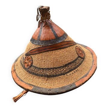 Chapeau tribal de berger Peul, Afrique