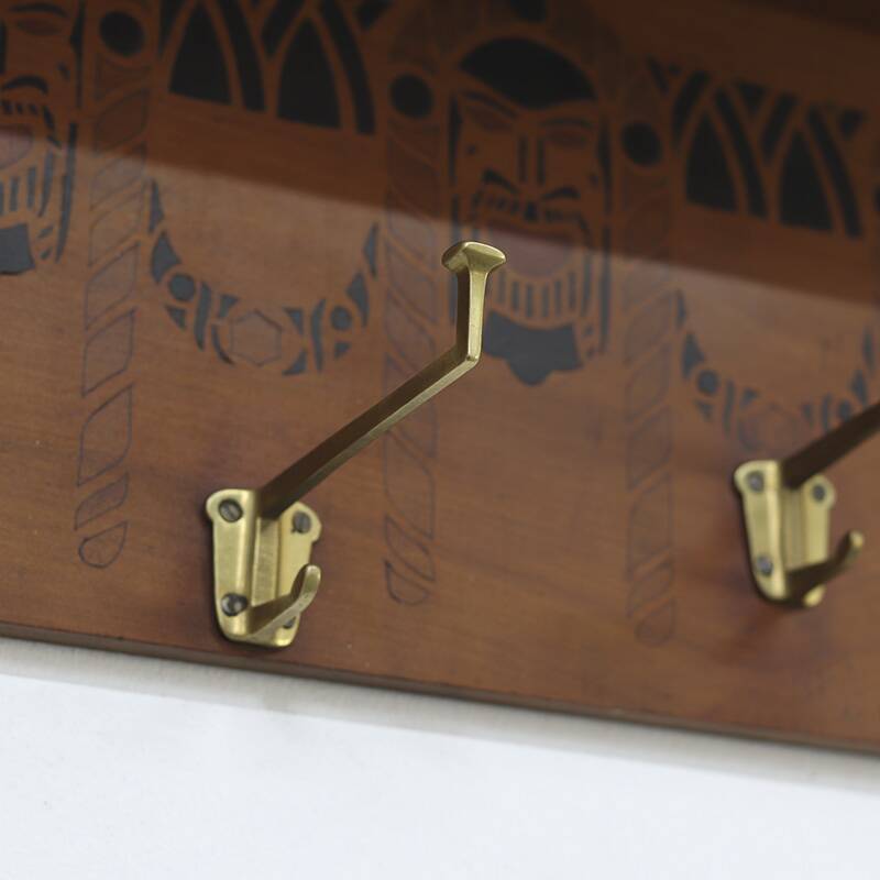 Porte-manteau unique de l'École d'Amsterdam / Art Déco
