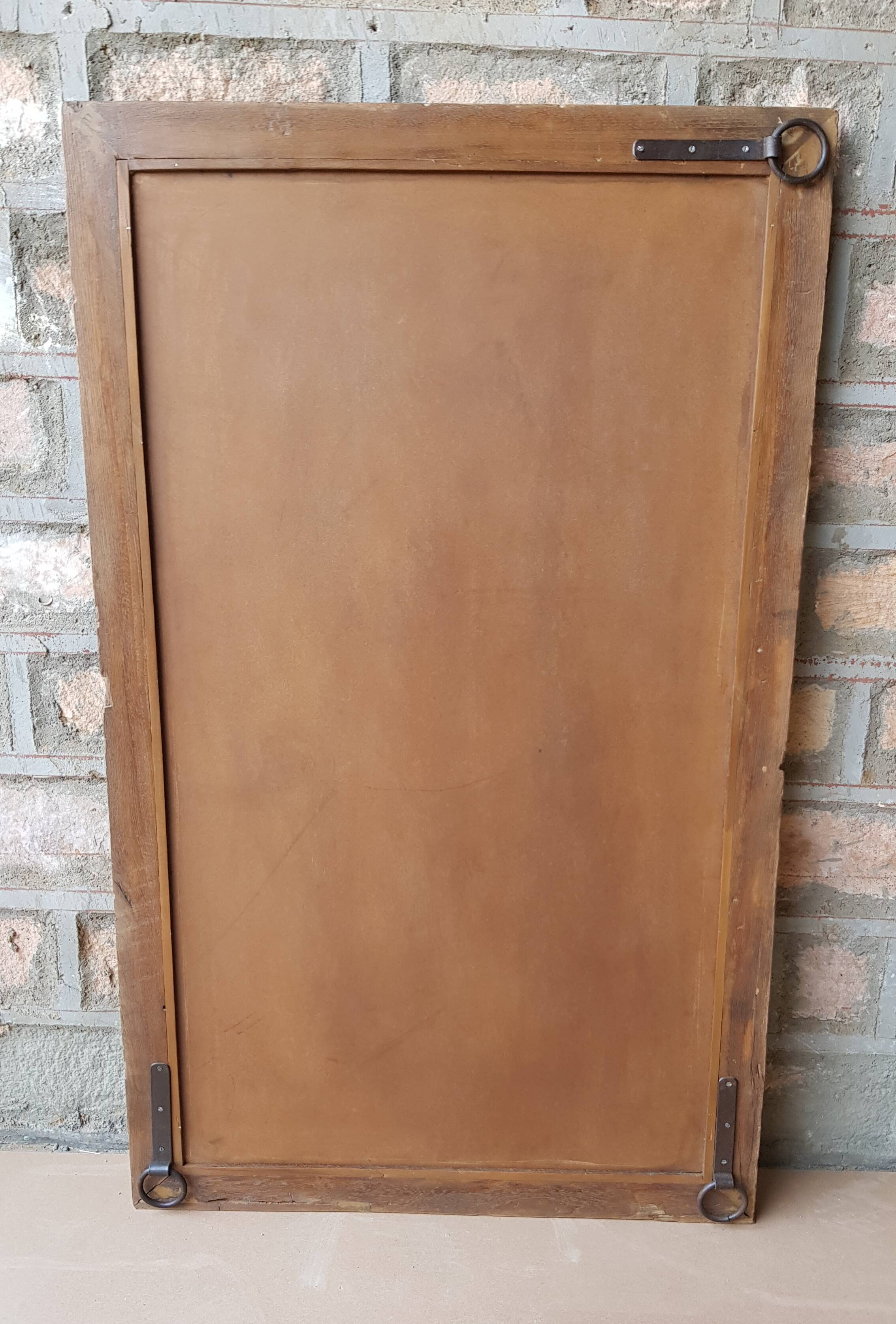 Old Burmese teak mirror