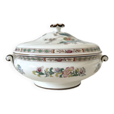 Soupière en faïence anglaise Kutani Crane Wedgwood