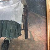 Reproduction of Fritz von Uhde's cat reader