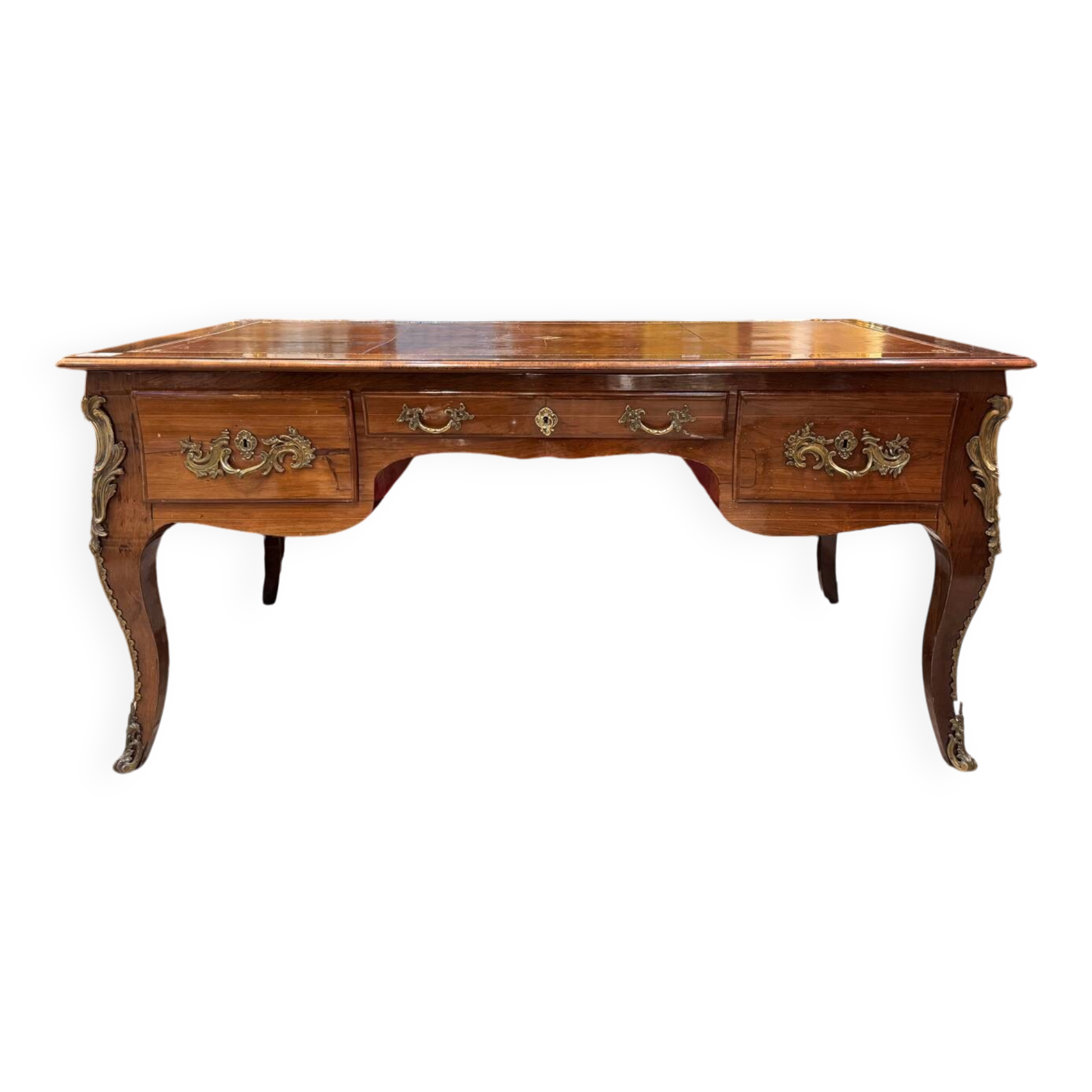 Louis XV walnut desk