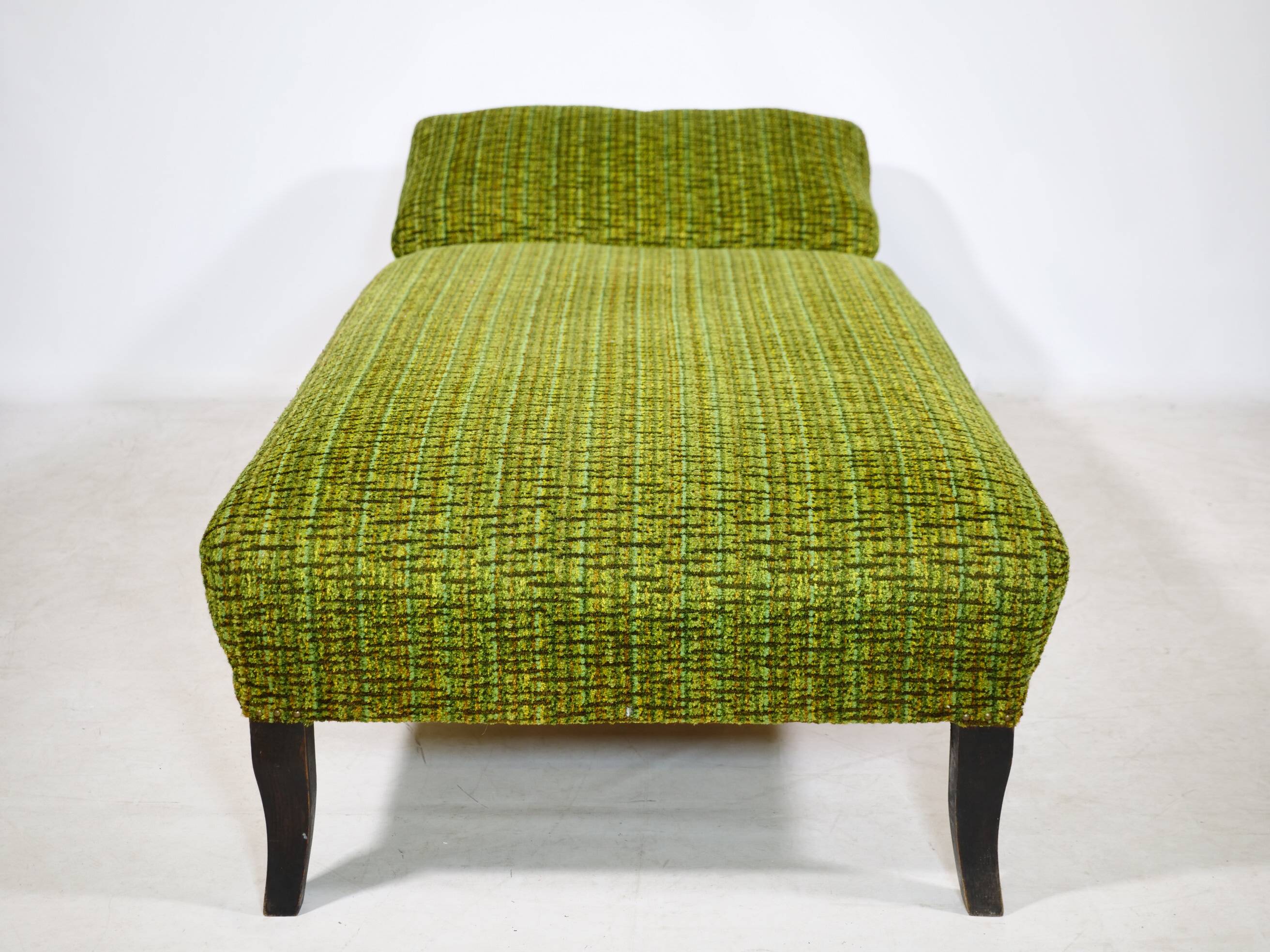 Mid-Century Daybed Chaise Lounge in Fabric, 1960s