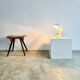 Model 685 ‘Elmetto’ Table Lamp In White Abs By Elio Martinelli For Martinelli Luce, Italy 1970S