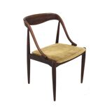 Scandinavian teak chair "Model 16", Johannes Andersen, Denmark, 1960