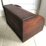 Vintage wooden curtain box