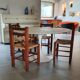 Lot de 4 chaises paillées