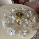 Ceiling chandelier with flowers