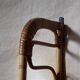 Removable wall shelf in rattan – 1960s vintage