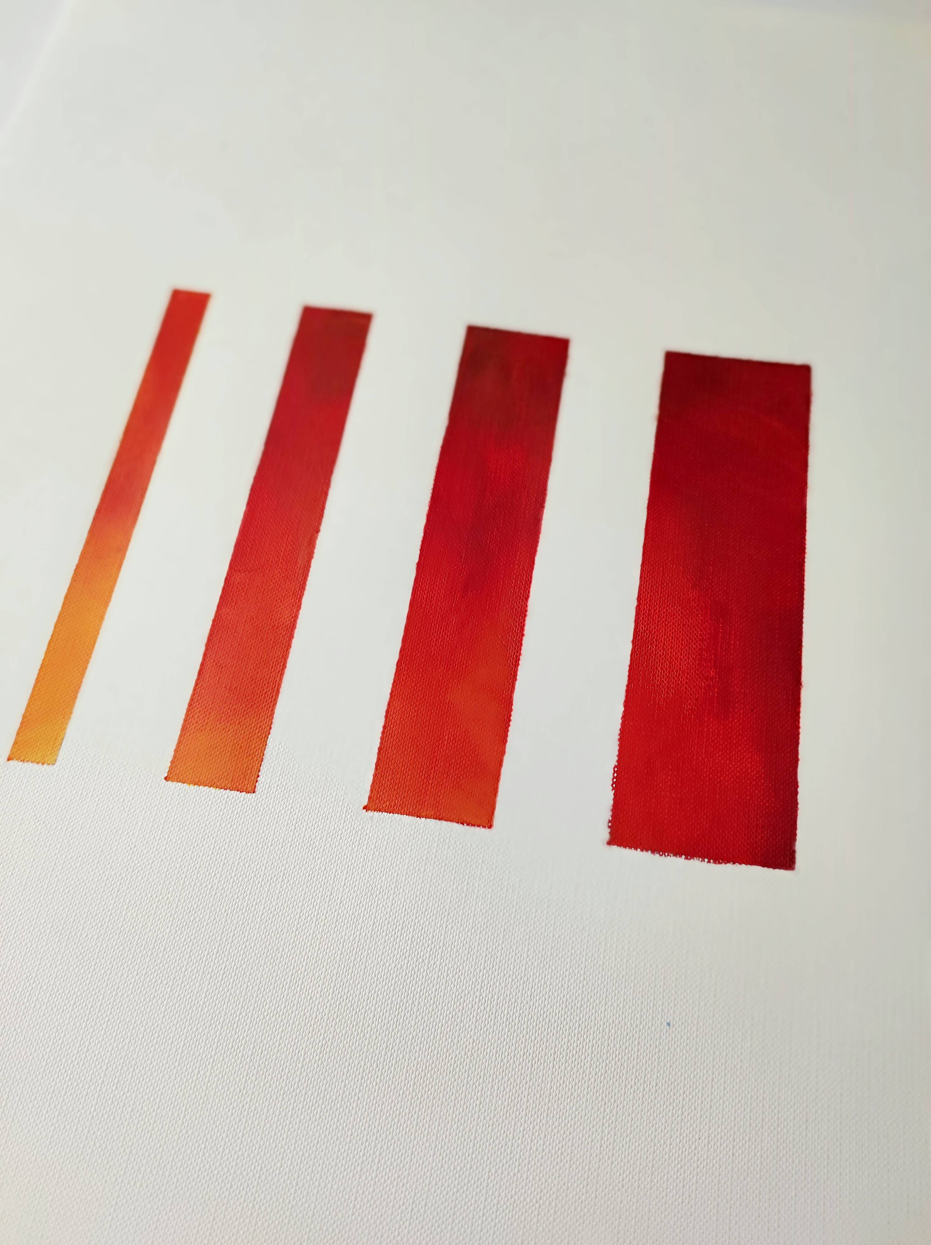 Minimalist geometric painting