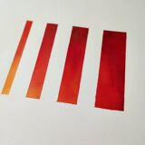 Minimalist geometric painting