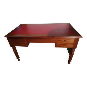 Louis Philippe style walnut desk.