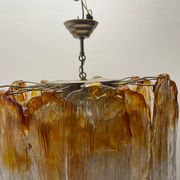 Large Murano Glass Chandelier 1970’s by Mazzega