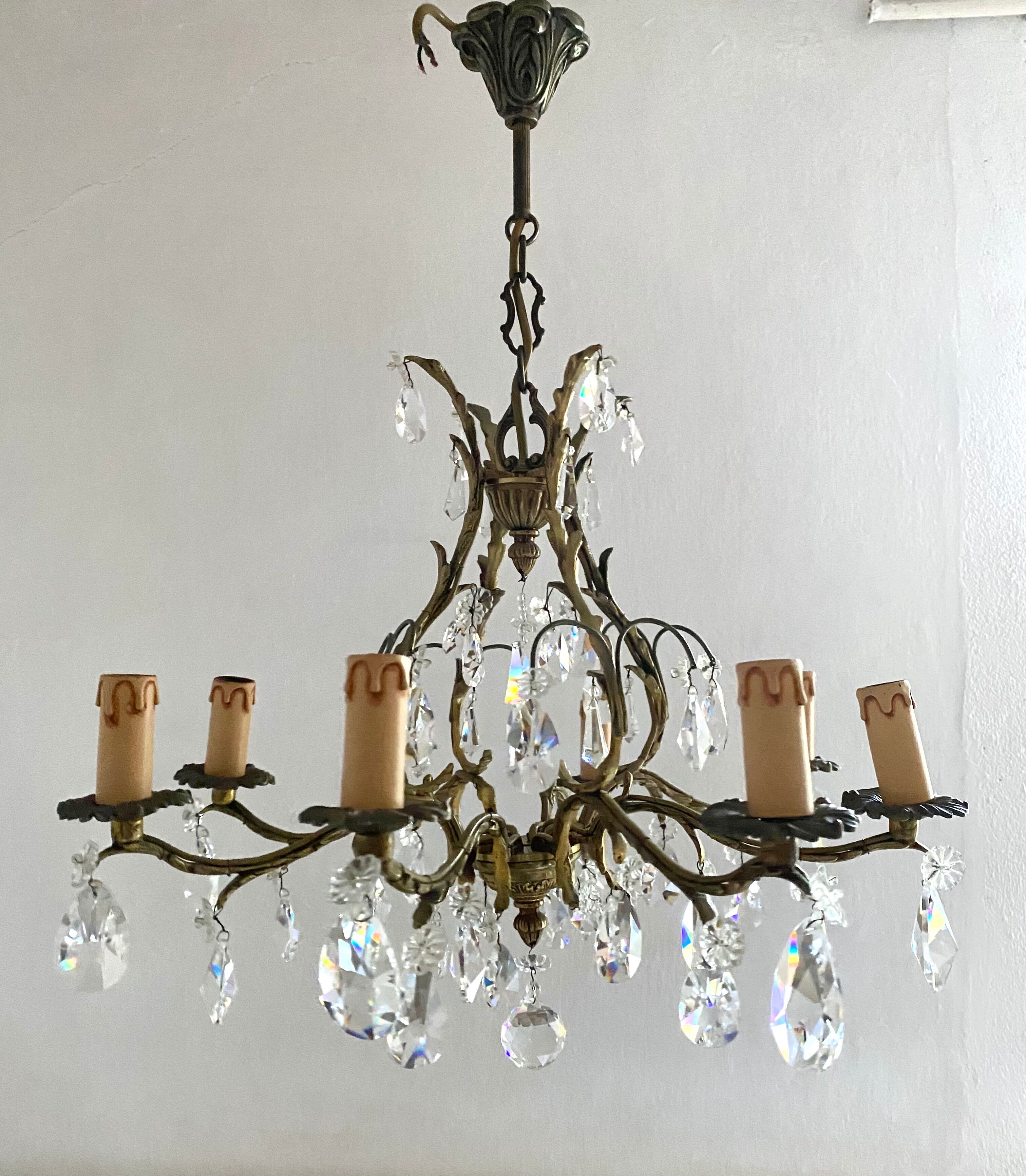 Chandelier with tassels