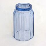Blue Art Deco vase