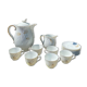 Porcelain coffee service by Charles Ahrenfeldt from Limoges France