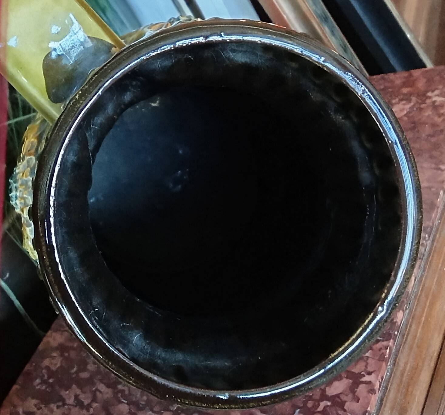 Antique large West Germany ceramic pitcher