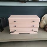 Small art deco wooden chest of drawers