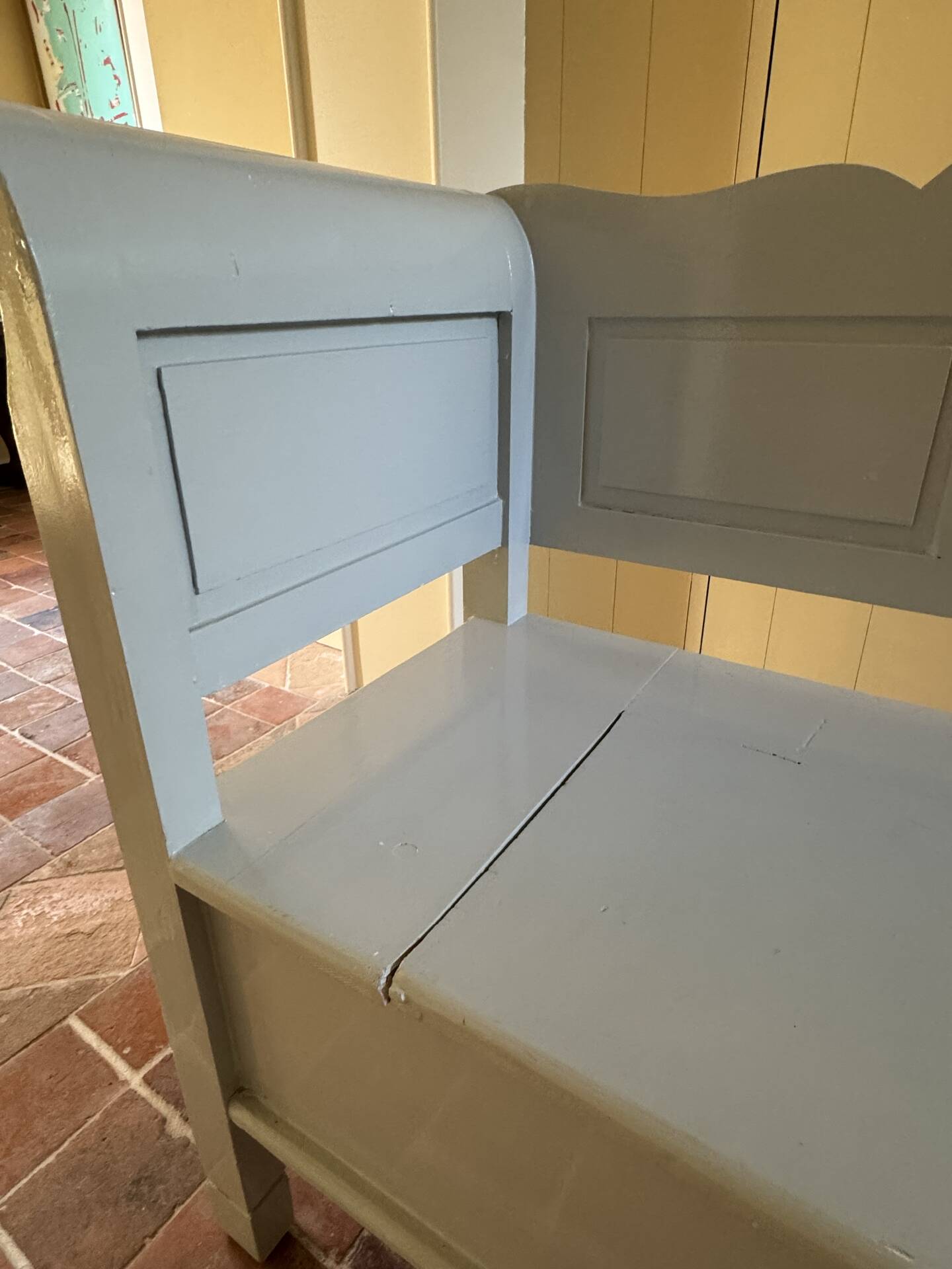 Wooden bench kitchen or hallway