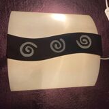 Glass Sconces with Spiral Decor