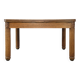 Rectangular dining table in oak and extendable early twentieth century