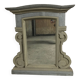 Miroir Lucarne décorative en bois et métal