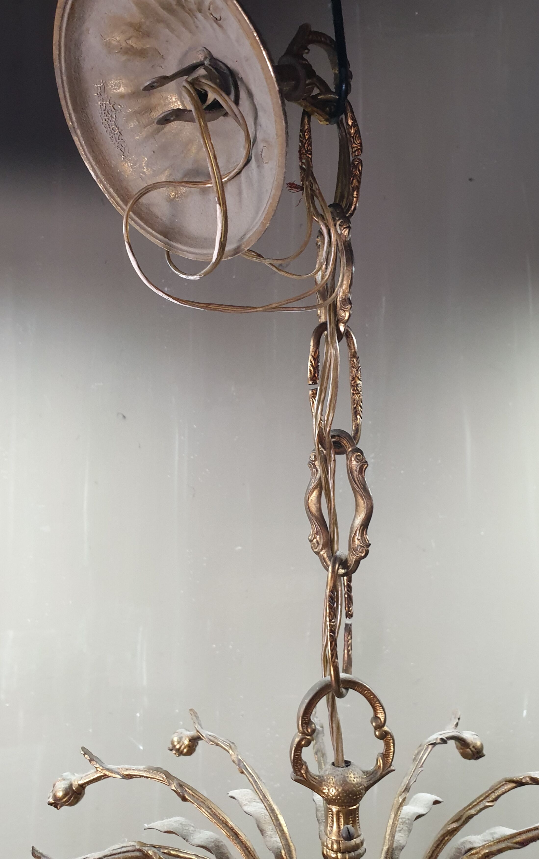 Vintage candlestick Louis XV style