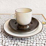 Trio breakfast set designed by W. Karnagel Rosenthal Studio-line, Germany in the 1970s.