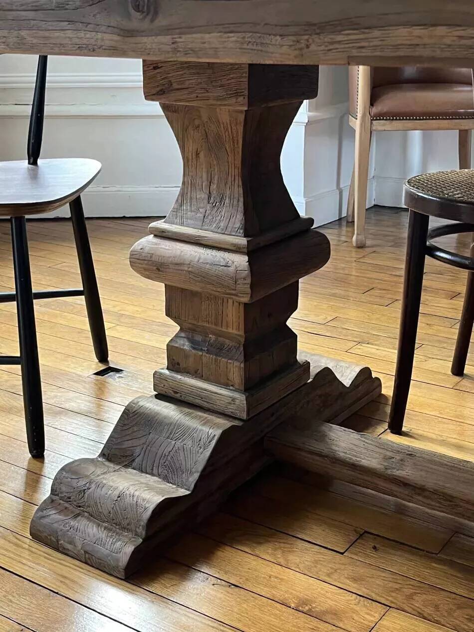 SPIRITO monastery table in solid oak - length 200 cm