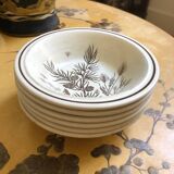 Lot de six  coupelles  Pinewood anglaises