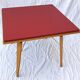 petite table pliante 65 x 65 bois/skaî