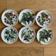 6 porcelain mignardise plates from Paris