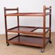 Danish Rosewood Serving Trolley, 3 Tier by Johannes Andersen for Silkeborg 196