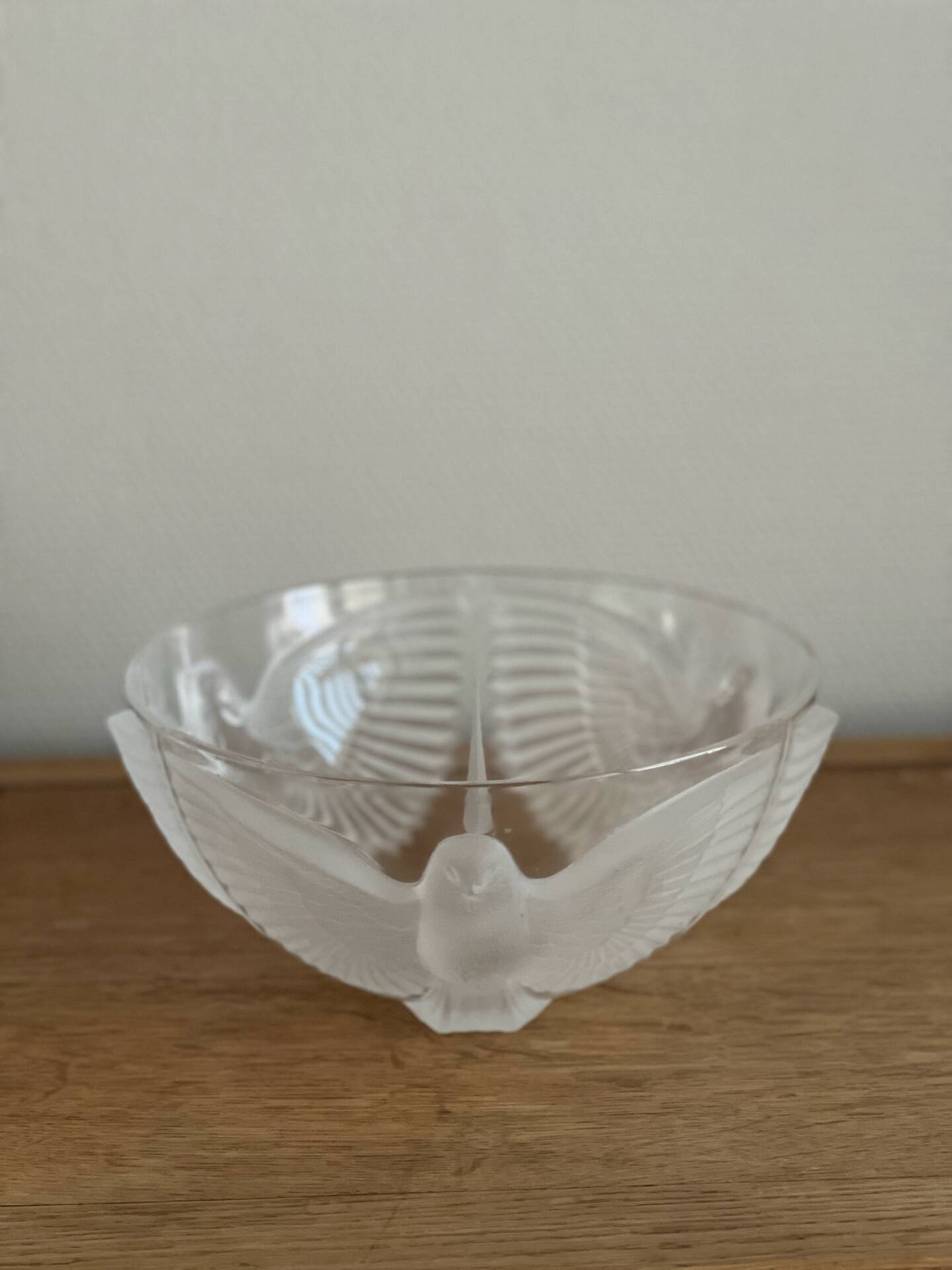 Crystal salad bowl JG Durand model Paloma