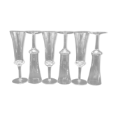 6 champagne flutes