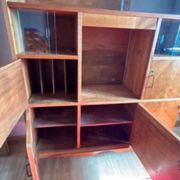 Bibliothèque vitrine étagère vintage 1950/60